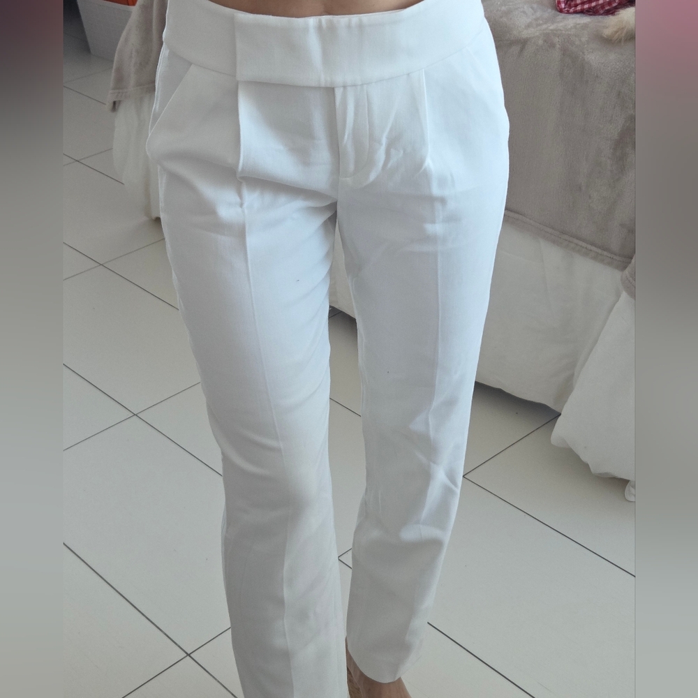 Rebecca Taylor White Tailored Men's Dress Pants